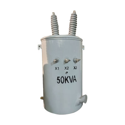 kaufen 12.4kv 240v 50kva Ölverteilungstransformator Einphasen-Stäbelarmtransformator Online-Herstellung