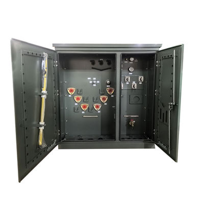 kaufen 300 Kva Dreiphasen-Pad-montierte Schleifeinströmung des Transformators 12470GrdY/7200V bis 480Y/277 Online-Herstellung