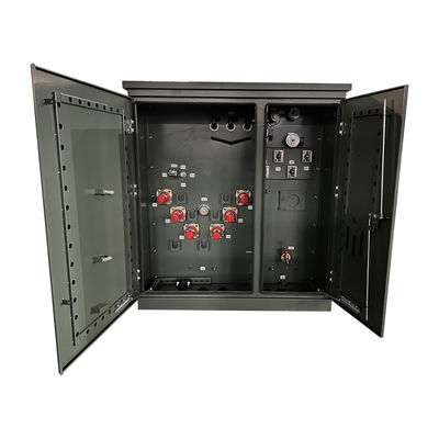kaufen 100Kva Drei-Phasen-elektrischer Transformator Pad-montierte Transformator ANSI/IEEE-Standards 34500V bis 208V Online-Herstellung