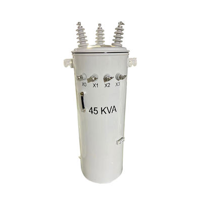 kaufen Drei-Phasen-Polen-montiertes Transformatoröl eingetaucht 13800V bis 480Y/277V 75KVA Online-Herstellung