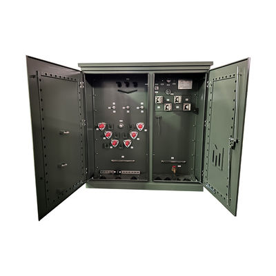 kaufen 3 Phasen-Pad-montierte Verteilungstransformator 3750 Kva 13,2KV Toten Frontschleife Online-Herstellung