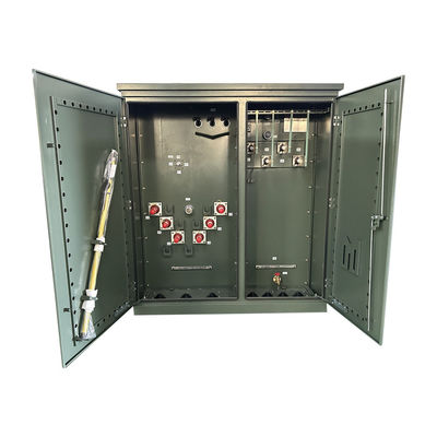 kaufen 2500 Kva Dreiphasen-Pad-montierte elektrische Stromtransformator Hochspannung 35KV bis 480V Online-Herstellung