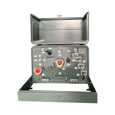 kaufen 25kva Einphasen-Pad-montierte Stromtransformator-Schleifenzufuhr 4160V bis 240V individuell Online-Herstellung