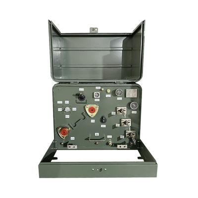 kaufen 100kva Einphasen-Pad-montierte Transformator Schritt nach unten Leistungstransformator 4160V bis 240V ANSI / IEEE C57 Online-Herstellung