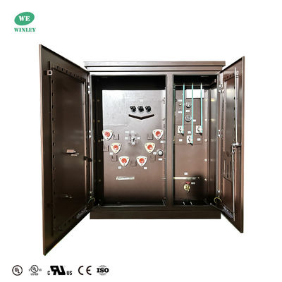 kaufen UL-Zertifikat 300kva Drei-Phasen-Pad-montierte Schleifenzufuhr des Transformators 12470V bis 208Y ANSI IEEE-Standards Online-Herstellung