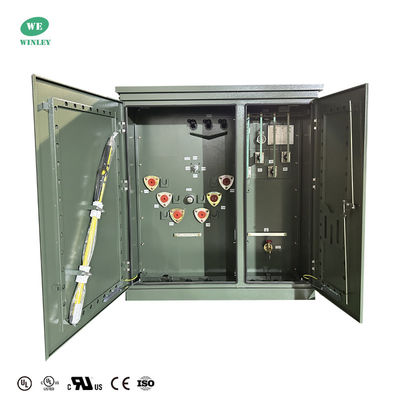 kaufen 200Kva Drei-Phasen-Pad-montiertes Transformatoröl 4160V bis 208V Online-Herstellung