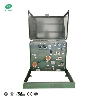 kaufen 75Kva Einphasen-Pad-montierte Transformatoren für die Stromverteilung 24.94KV DOE 2016 Standards CSA ANSI IEEE Standards Online-Herstellung