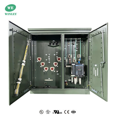 kaufen UL 350KVA Residential Pad mounted transformer  3 Phse Oil Immersed 12470V to 208Y ANSI C57 Online-Herstellung