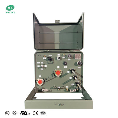 kaufen 75Kva Einphasen-Pad-montierte Transformatoren Außenstromverteilung Schritt nach unten 12.47KV ANSI IEEE-Standards Online-Herstellung