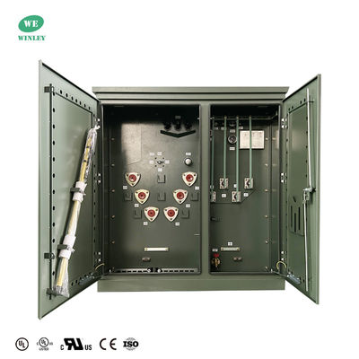 kaufen UL-zertifizierter 150 kVA Dreiphasen-Transformator für Außenaufstellung, ölgetauchte Verteilung, 12.470 V auf 480 V, entspricht ANSI IEEE CSA DOE2016 Standards Online-Herstellung