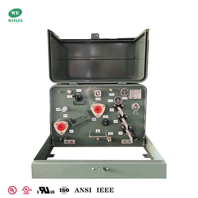 kaufen 50 kVA Einphasen-Transformator für die Außenaufstellung, Leistungssteigerung 240 V auf 4160 V, UL-gelistet, CSA, ANSI, IEEE-Standards Preis Online-Herstellung