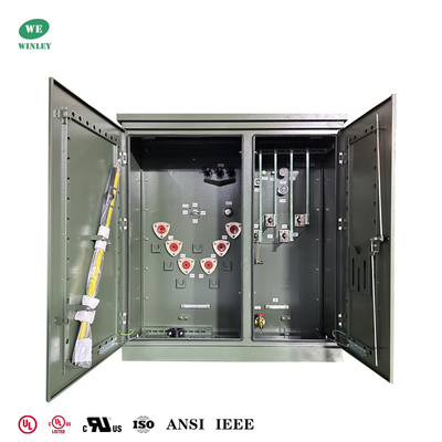 kaufen UL aufgeführt 300Kva 3 Phase Pad Mounted Transformer 12,47KV bis 480V Radial Feed ASNI/IEEE Standards Online-Herstellung