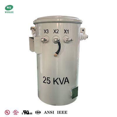 kaufen 25Kva Single Phase Pole Mounted  Distribution Transformer Oil-immersed 7.2KV To 120V UL/cUL Listed Online-Herstellung