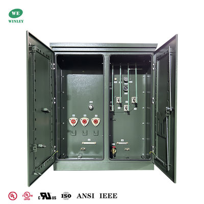 kaufen 300 kVA Dreiphasen-Transformator für die Außenaufstellung zur Stromverteilung 2400 V auf 480 V, UL-gelistet Online-Herstellung