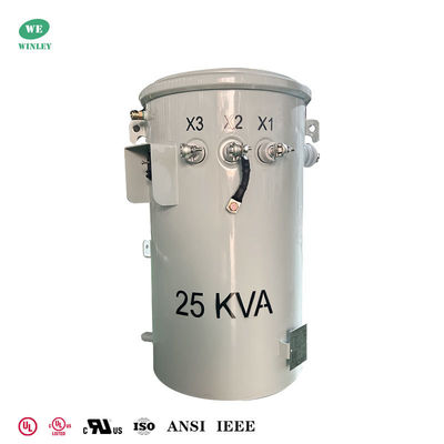kaufen 25kva  Power Pole Transformer Step Down 6600v To 120v 240v Electric Transformer Price Online-Herstellung