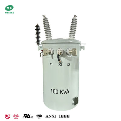 kaufen Power Pole Transformer 100 Kva 34.5kv To 120v Dual Winding Oil Filled Distribution Transformers Online-Herstellung