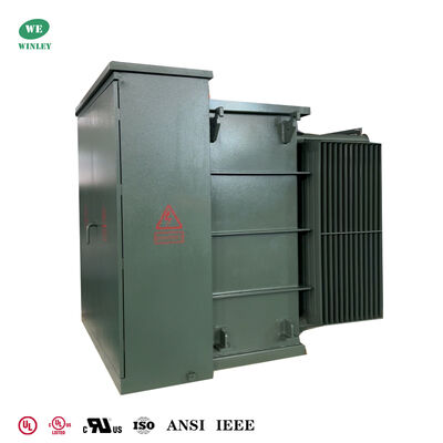 kaufen Pad Mounted Transformer 3 Phase 1000Kva 34.5Kv to 208V Radial Feed Ceramic Sleeve oil immersed power transformer Online-Herstellung