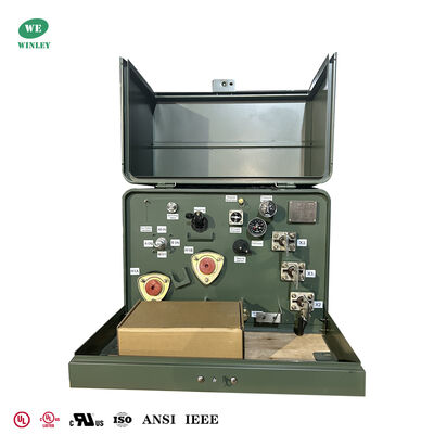 kaufen Einphasen-Pad-montierte Transformator 25kva 12,47kv bis 120v mit Öl gefüllte Verteiltransformatoren Online-Herstellung