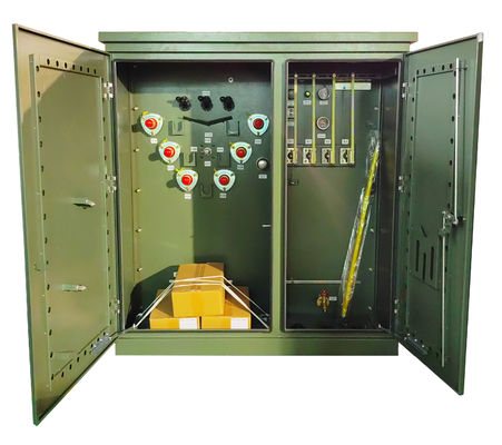 300KVA Dreiphasenöltransformer pad angebrachtes 12470V 240Y