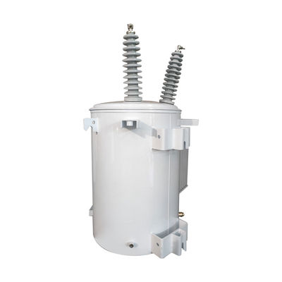 25kva Einphasenöl untergetaucht Verteilstab Transformator 12,4Kv bis 240V montiert