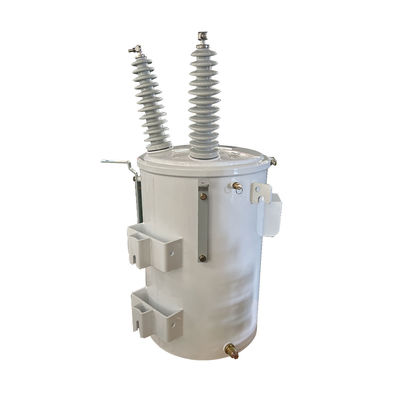 Einphasen-Pfahl-Verteiltransformator 50kva Öl eingetaucht