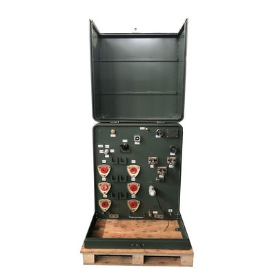 Radial-Zuführung Pad montiert Verteilungstransformatoren Schritt nach unten 34500V auf 240v 100kVA
