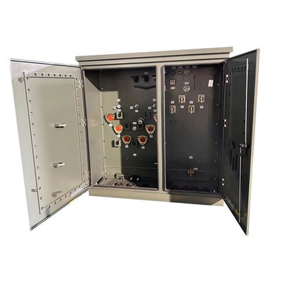 750 Kva Elektrische dreiphasige, auf einem Pad montierte Krafttransformatorunterstation 13200V bis 480V