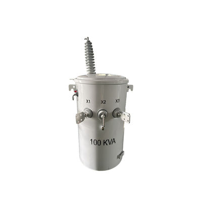 100 Kva Einpolarverteilungstransformator Öl Typ 34,5 KV bis 120 V IEEE-Standard