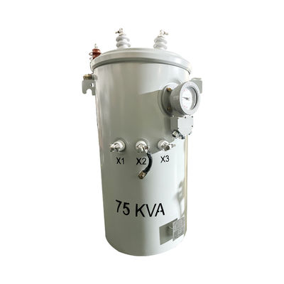 75 Kva Elektrizitätstransformator Ölart Verteilung Einphasen-Stäbelarmtransformator 2400/4160GrdY