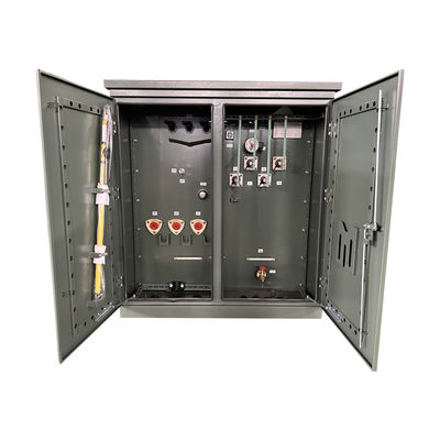 500kva Dreiphasen-Pad-montierte Transformatorleistung 12000V bis 208Y 304 SS NEMA 3R Radialzufuhr