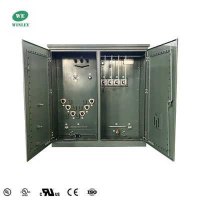 2500kva Drei-Phasen-Pad-montierte Transformator ANSI IEEE Standard elektrische Leistung 12,47kv bis 4160V