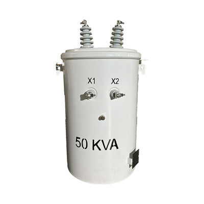 50 KVA Einphasen-Verteilungstransformator Öl eingetaucht 12470V bis 277V