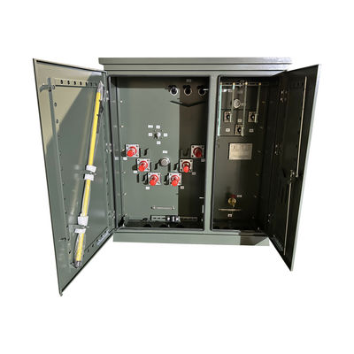 150kva Pad Mount Dreiphasige Ölverteiltransformator Leistung 34500V bis 208V ANSI / IEEE C57