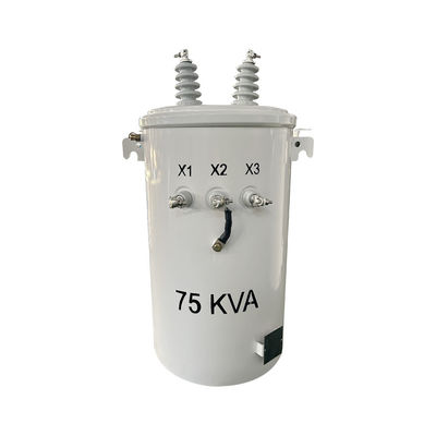 75kva Öl-Einphasen-Überkopf-Pfahlmontierte Verteiltransformator 4160GrdY/2400 bis 120/240V