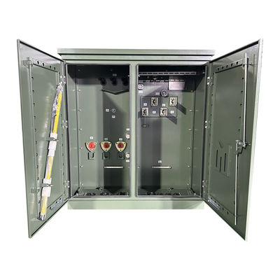 500 Kva 3-Phasen-Pad-montierte Stromverteilungstransformator Doppelspannung 12470V & 4160V UL-zertifiziert