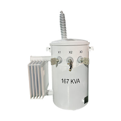 Einphasen-Streifenverteilungstransformator mit Doppelwicklung 167Kva 34,5KV bis 120V