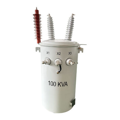 167 Kva Einphasen-Stäbe-montierte Transformatorleistung 35KV ANSI / IEEE Standard C57.12.20