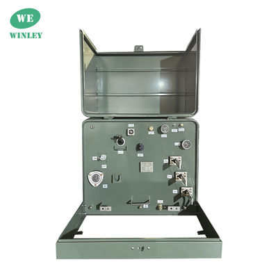 Wohnraum 200 Kva Einphasen-Pad Transformator Verteilung Öl eingetaucht 34500V bis 120V