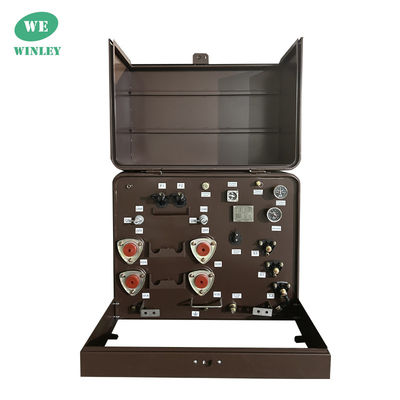 1 Phasen-Pad-montierte Transformator 7200V Öl-getränkter Verteiltransformator IEEE-Normen