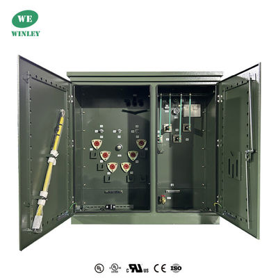 1000Kva Drei-Phasen-Pad-montierte Transformator 304SS Verteilung 12000V Öl eingetaucht UL / CUL zertifiziert