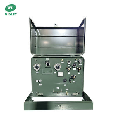 50Kva Einphasen-Pad-montierte Transformator-Verteilung Öl eingetaucht 22860V bis 240V Wohnraum