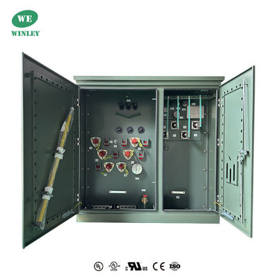 3 Phasen-Pad montierte Transformator Öl untergetaucht Verteilung 500Kva 12870V ANSI IEEE Standards