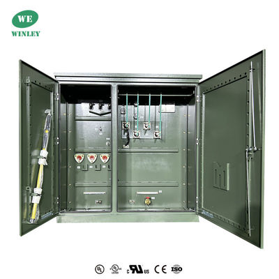 2100Kva Drei-Phasen-Pad-montierte Transformatoröl-Eintauchverteilung 13800 bis 480V IEEE C57