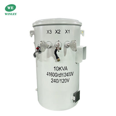 10Kva Einphasen-Strompfeil Transformator Öl eingetaucht 100Hz 4160V Hersteller