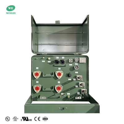 UL/cUL Zertifizierungslieferant 25Kva Einphasen-Pad-montierte Transformatoren zur Stromverteilung von 4160V bis 120V