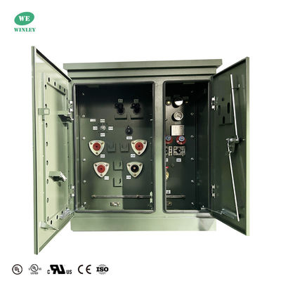 15 kVA Einphasen-Trafo, mastmontiert, 200 Hz, 2400 V, Schleifeneinspeisung, CSA, ANSI, IEEE-Standard, flüssigkeitsgefüllter Verteilertransformator