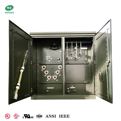 American Standard UL/CUL Certified 2000Kva Three Phase Pad Mounted Transformer 12470V To 480V Liquid Filled Distribution Transformer