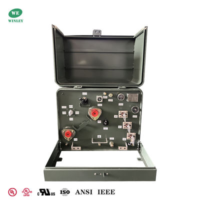 100 kVA Einphasen-Trafo für die Außenaufstellung 13800 V auf 240 V, entspricht DOE 2016 Standard, für den Außenbereich