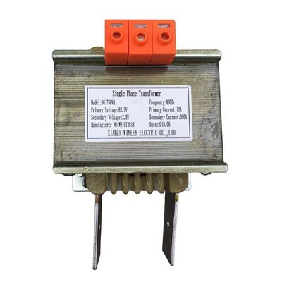 Einphasig-Spannungsregelungs-Transformator 400Hz 62.5V 750VA 300A 12A zu 2.5V