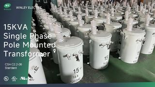 15-kVA-Masttransformator, 13,8-kV-Öltransformator, CSA C2.2-Standard, cUL-zertifiziert